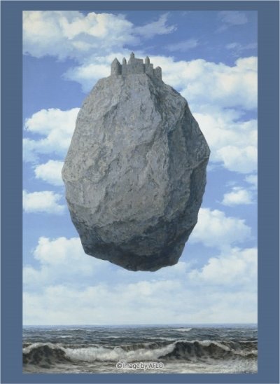 ブロッコリーハイブリッドスリーブ ルネ・マグリット「ピレネーの城」