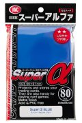 KMC カードバリアーアルファシリーズ スーパーアルファ ブルー 80枚入り