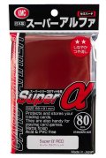 KMC カードバリアーアルファシリーズ スーパーアルファ レッド 80枚入り
