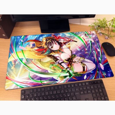 画像2: カーテン魂 シノビマスター 閃乱カグラ NEW LINK ラバーマット（飛鳥／神影の飛鳥） [Key-th] 2026年2月上旬発売予定 ≪予約商品≫