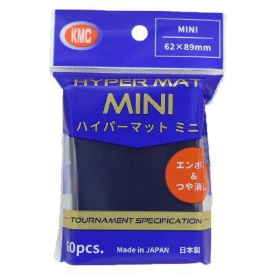 KMC カードバリアー ハイパーマット ミニ ブルー 60枚入り
