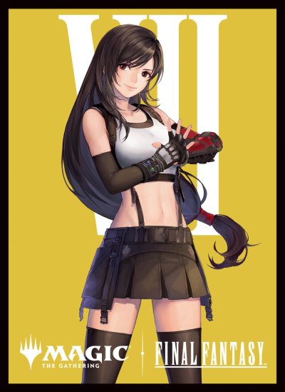 マジック：ザ・ギャザリング――FINAL FANTASY プレイヤーズカードスリーブ MFS-10 「キャラクター」ボーダーレス版 《格闘家、ティファ》