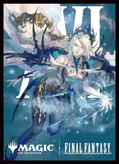 マジック：ザ・ギャザリング――FINAL FANTASY プレイヤーズカードスリーブ MFS-18 「キャラクター」ボーダーレス版 《氷の召喚獣、シヴァ》