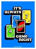 UNO キャラクタースリーブ IT'S ALWAYS GAME NIGHT (EN-1558） [エンスカイ] 2026年2月27日発売予定 ≪予約商品≫