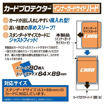 画像2: やのまん カードプロテクター インナーガードサイドハード [やのまん] 2025年11月下旬発売予定 ≪予約商品≫