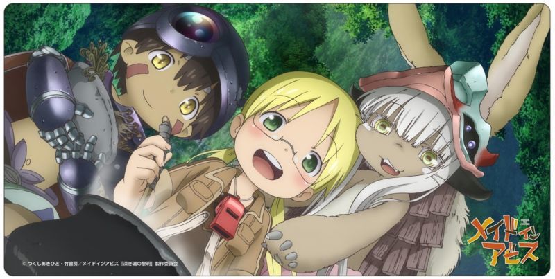 メイドインアビス ラバープレイマット 三人でアビス飯料理ver