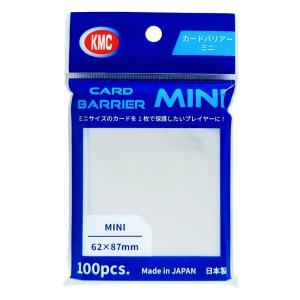 画像: KMC カードバリアー ミニ 100枚入り