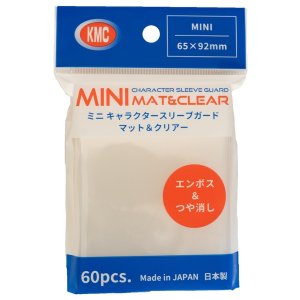 画像: KMC ミニキャラクタースリーブガード マット＆クリアー [KMC] 2025年7月上旬発売予定 ≪予約商品≫