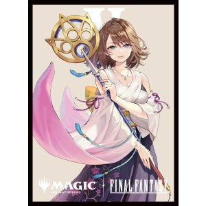 画像: マジック：ザ・ギャザリング――FINAL FANTASY プレイヤーズカードスリーブ MFS-12 「キャラクター」ボーダーレス版 《大召喚士、ユウナ》 [エンスカイ] 2025年9月19日発売予定 ≪予約商品≫