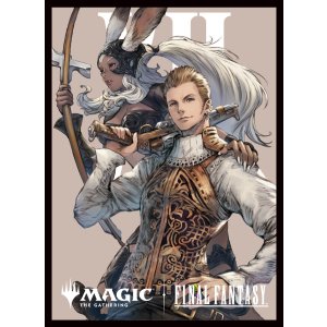 画像: マジック：ザ・ギャザリング――FINAL FANTASY プレイヤーズカードスリーブ MFS-13 「キャラクター」ボーダーレス版 《空賊バルフレアとフラン》 [エンスカイ] 2025年9月19日発売予定 ≪予約商品≫