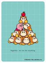 画像: カービィ play with ワドルディ キャラクタースリーブ ちからをあわせて (EN-1498) [エンスカイ] 2025年9月19日発売予定 ≪予約商品≫