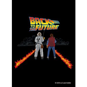 画像: バック・トゥ・ザ・フューチャー キャラクタースリーブ マーティ＆ドク（A） (EN-1519） [エンスカイ] 2025年11月21日発売予定 ≪予約商品≫