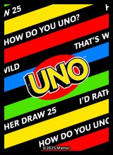 画像: UNO キャラクタースリーブ HOW DO YOU UNO? (A) (EN-1556） [エンスカイ] 2026年2月27日発売予定 ≪予約商品≫