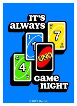 画像: UNO キャラクタースリーブ IT'S ALWAYS GAME NIGHT (EN-1558） [エンスカイ] 2026年2月27日発売予定 ≪予約商品≫