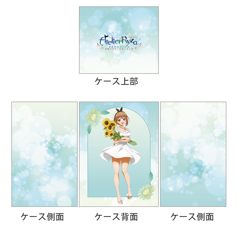 画像2: カーテン魂 ライザのアトリエ デッキケース（ライザ／白ワンピース） [Key-th] 2026年2月上旬発売予定 ≪予約商品≫