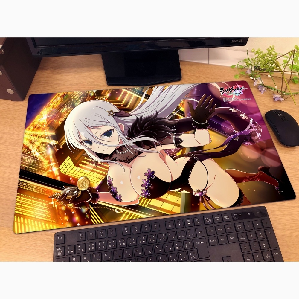 画像2: カーテン魂 シノビマスター 閃乱カグラ NEW LINK ラバーマット（閃光／新乳祭） [Key-th] 2026年2月上旬発売予定 ≪予約商品≫