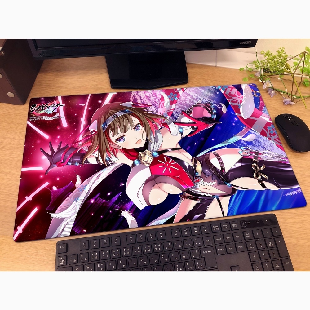 画像2: カーテン魂 シノビマスター 閃乱カグラ NEW LINK ラバーマット（鴇／盛・伝説爆乳祭・参） [Key-th] 2026年2月上旬発売予定 ≪予約商品≫