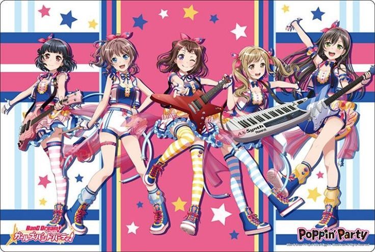 ブシロード ラバーマットコレクション V2 Vol.552 バンドリ！ ガールズバンドパーティ！『Poppin'Party』2022ver.