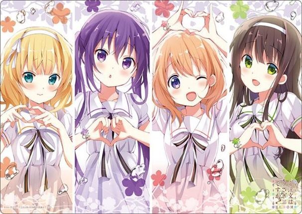 ごちうさ スリーブ「ココア」「チノ」「リゼ」「千夜」「シャロ