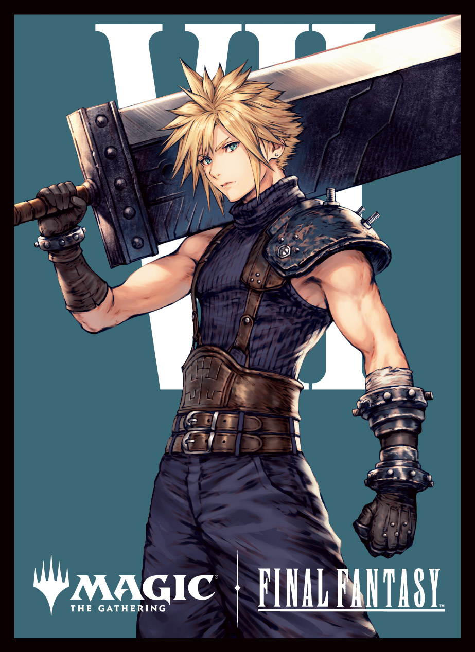 マジック：ザ・ギャザリング――FINAL FANTASY プレイヤーズカードスリーブ MFS-31 「キャラクター」ボーダーレス版 《元ソルジャー、クラウド》