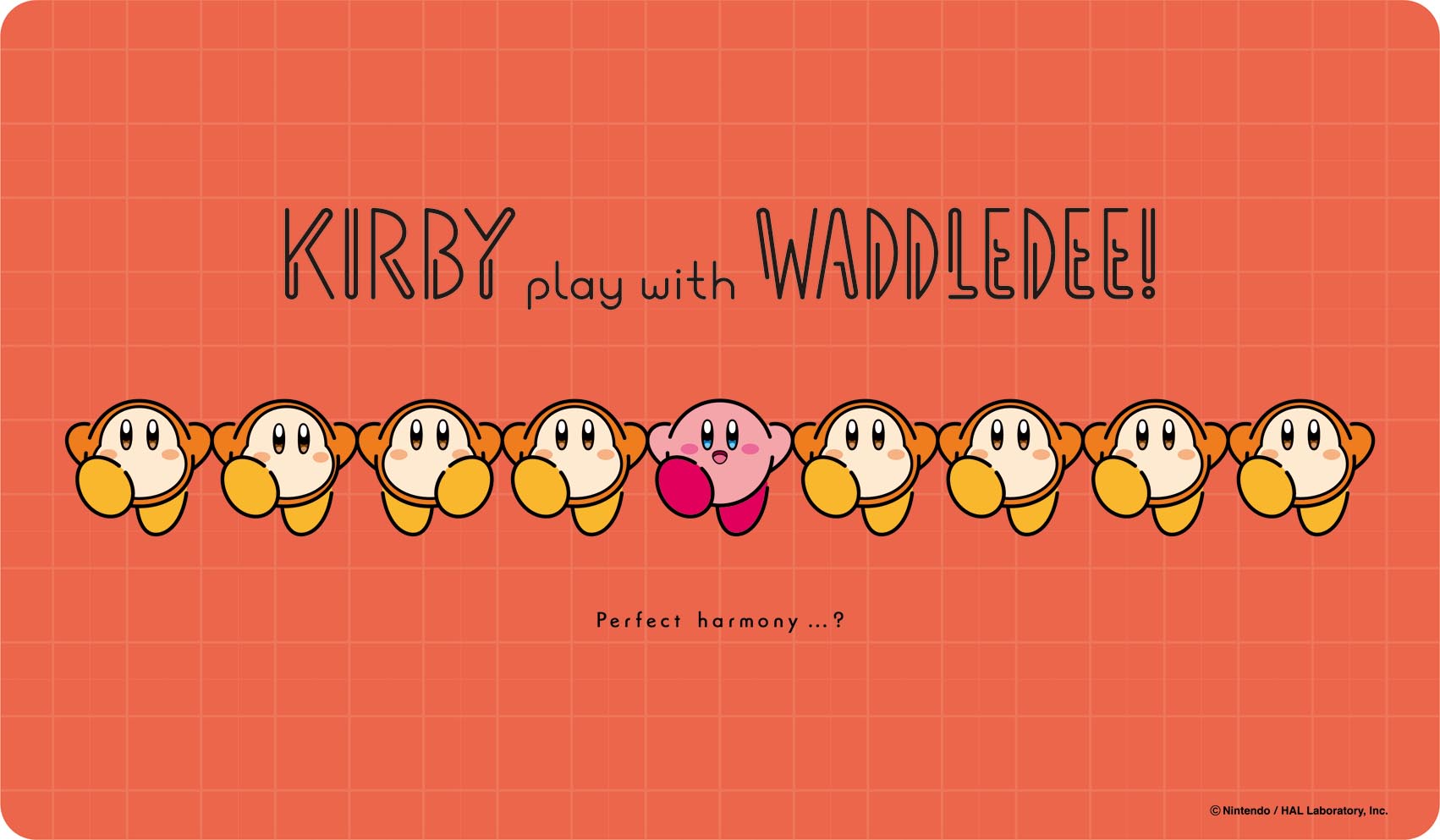 カービィ play with ワドルディ キャラクターラバーマット いきぴったり？ (ENR-088)